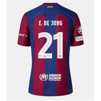 Barcelona Frenkie de Jong #21 Heimtrikot 2023-24 Kurzarm